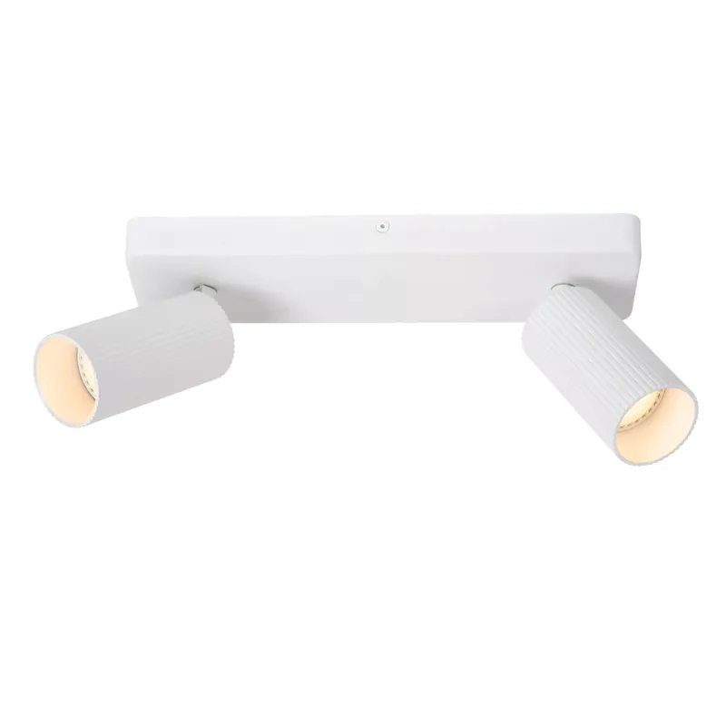 Lucide Clubs plafondspot 2xGU10 wit