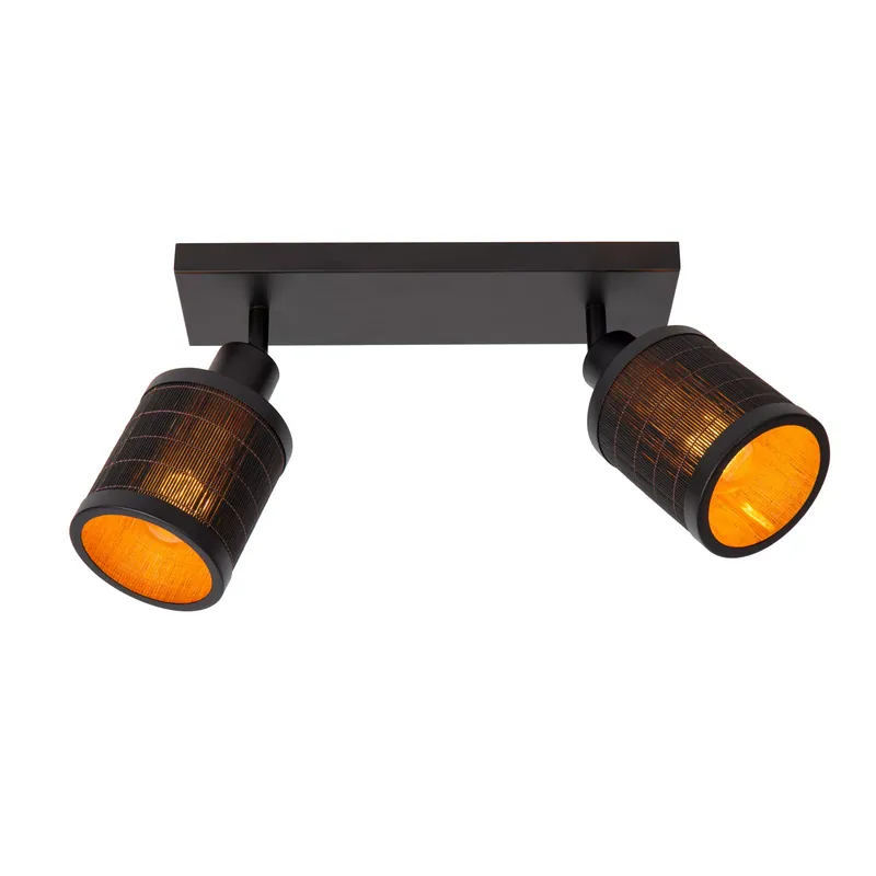 Lucide plafondspot Tagalog 2xE27 zwart