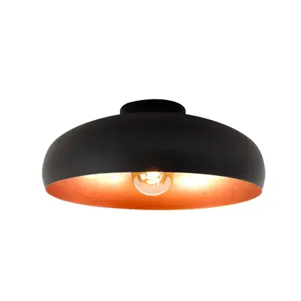 Eglo plafondlamp Mogano E27 zwart/koper