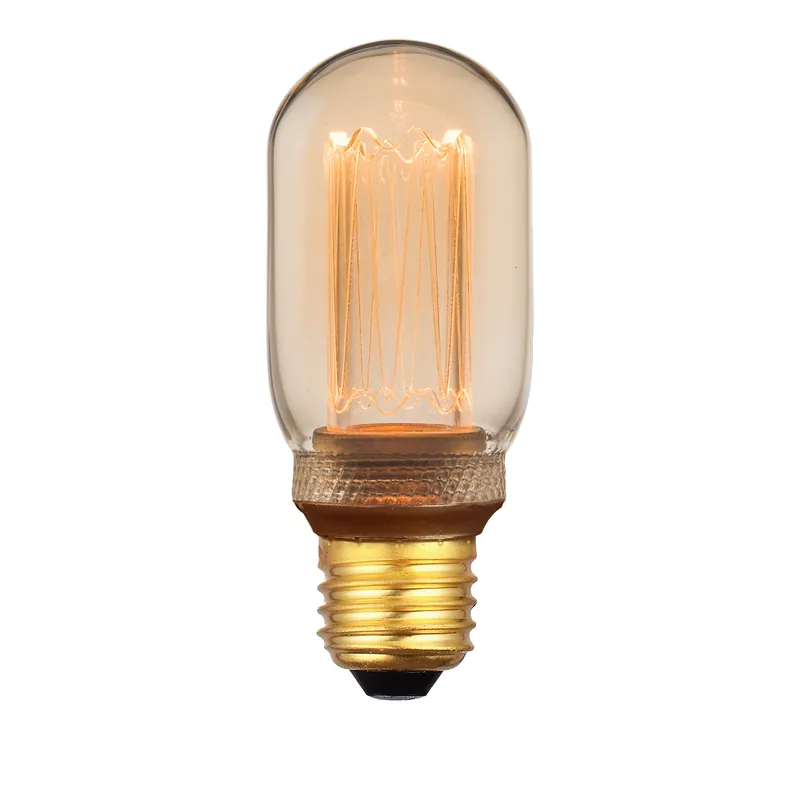 ETH Buis T45 kooldraad LED 45x115mm buislamp E27 3.5w/12w 1800k dimbaar 120L amber/goud