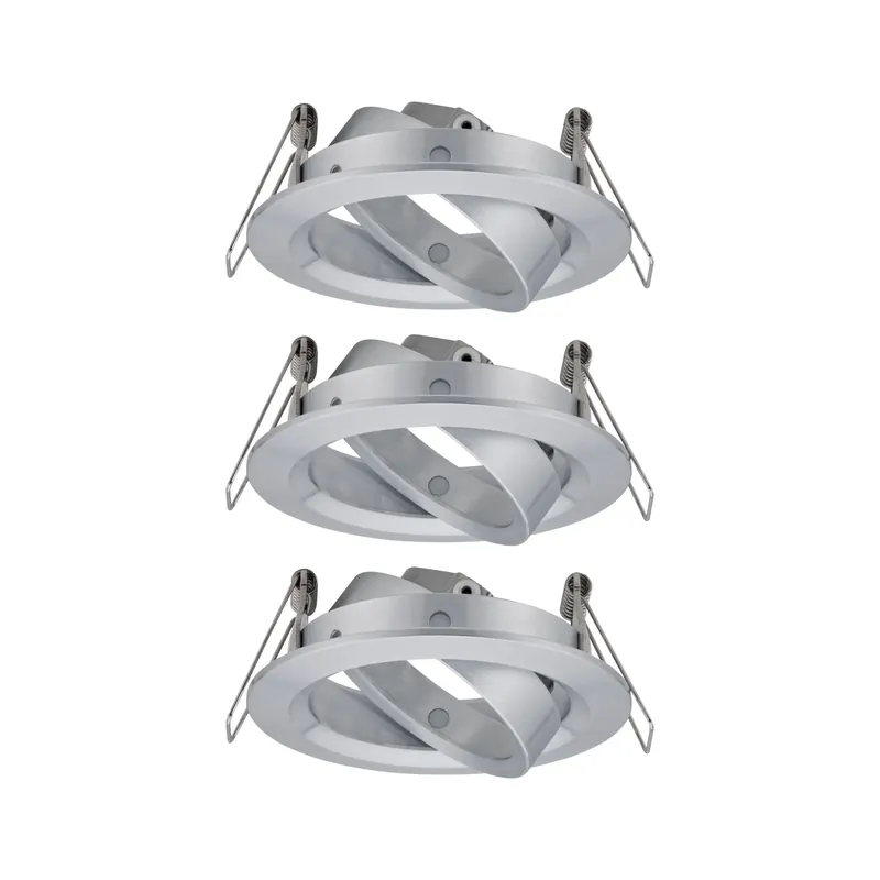 Paulmann Inblp Choose Set van 3 spots zwenkbaar max 3x10W 230V 51mm alu gedr alu