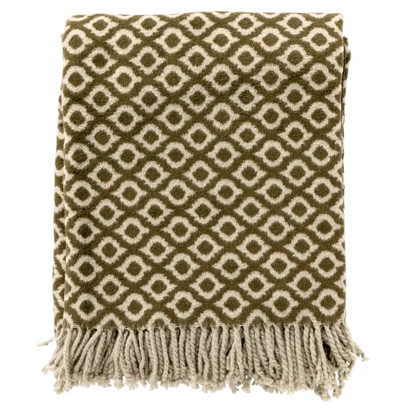 Hoii plaid Isabella Military Olive 150x200