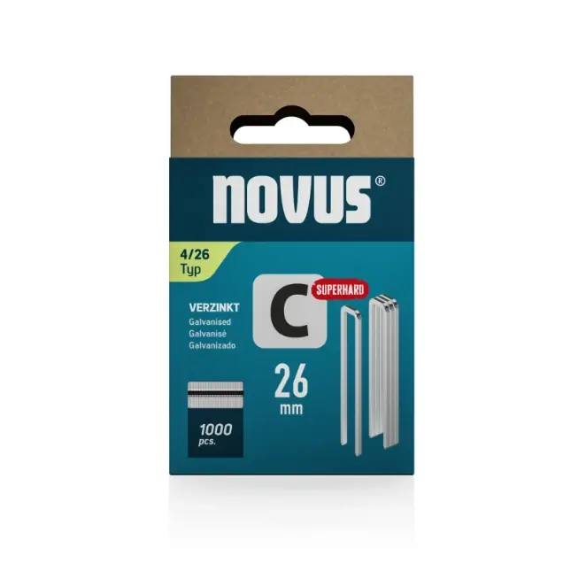 Novus smalrug nieten C 4/26 (1100 stuks)