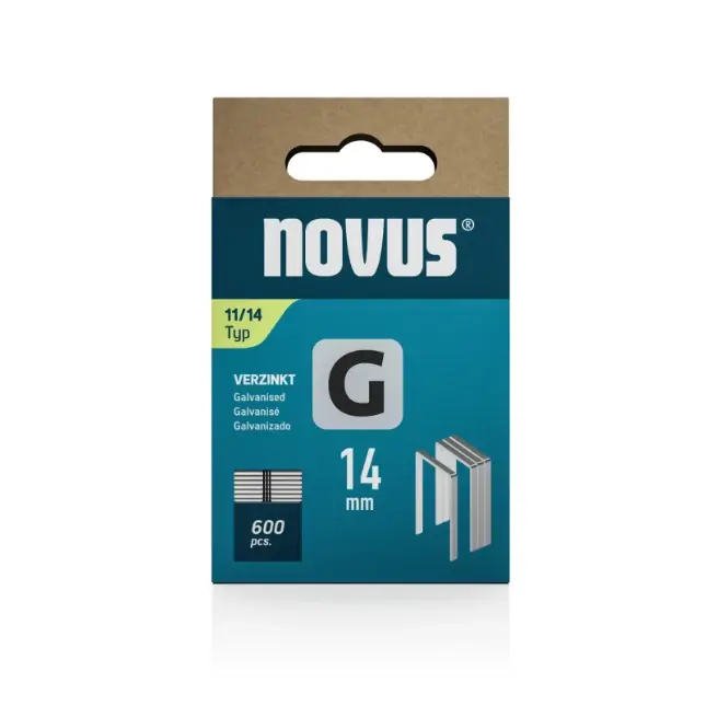 Novus vlakdraad nieten G 11/14mm (600 stuks)