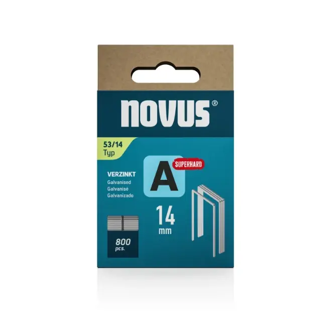 Novus dundraad nieten A 53/14mm SH (1000 stuks)