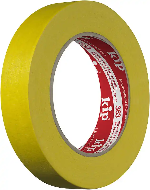 Kip 363 Stucco tape 24mm geel