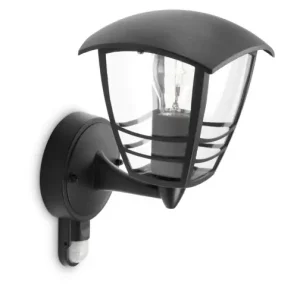 Wandlamp Philips Creek zwart 1x60W 230V