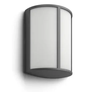 Wandlamp Philips Stock antraciet 1x6W 230V