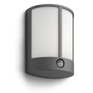 Wandlamp Philips Stock antraciet 1x6W