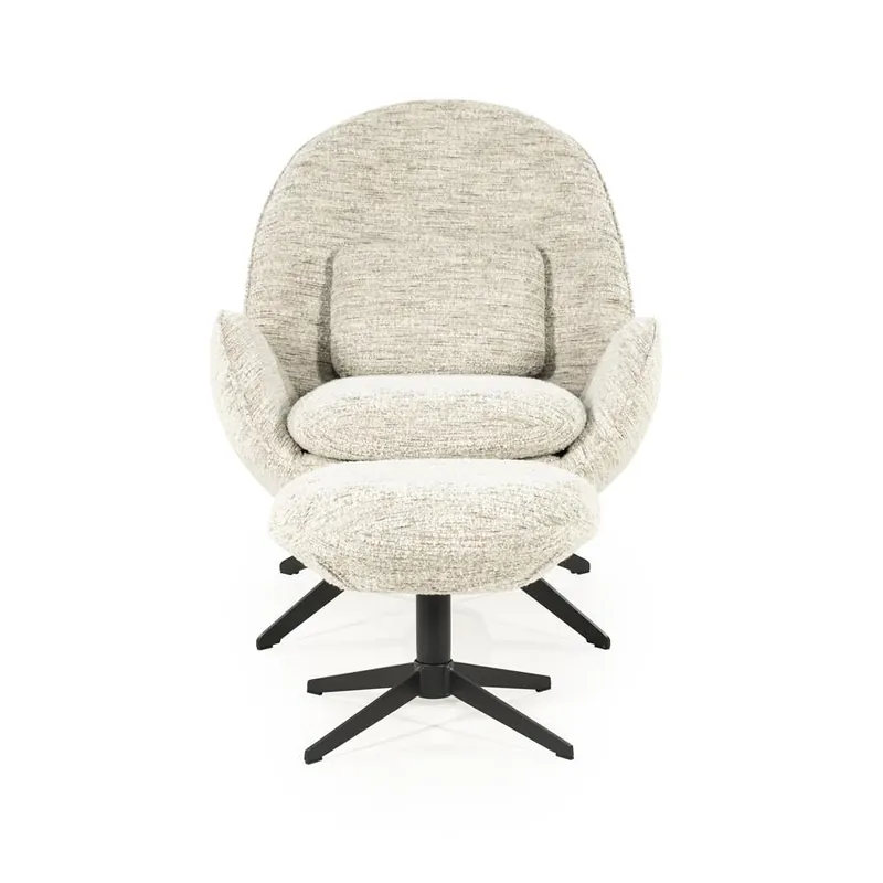 Eleonora fauteuil Ryan - beige Zora