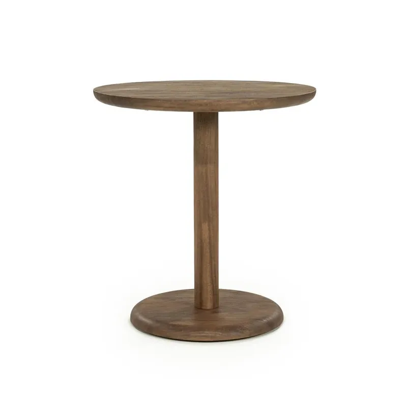 Eleonora bistrotafel Florent rond - lichtbruin