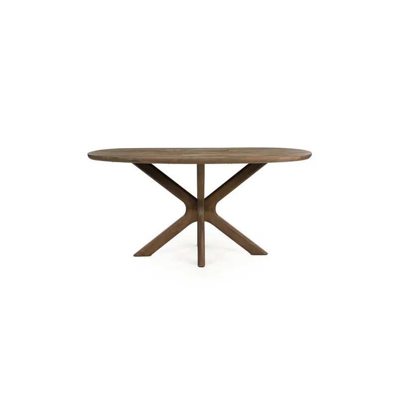 Eleonora eettafel Tycho 160x110cm - lichtbruin