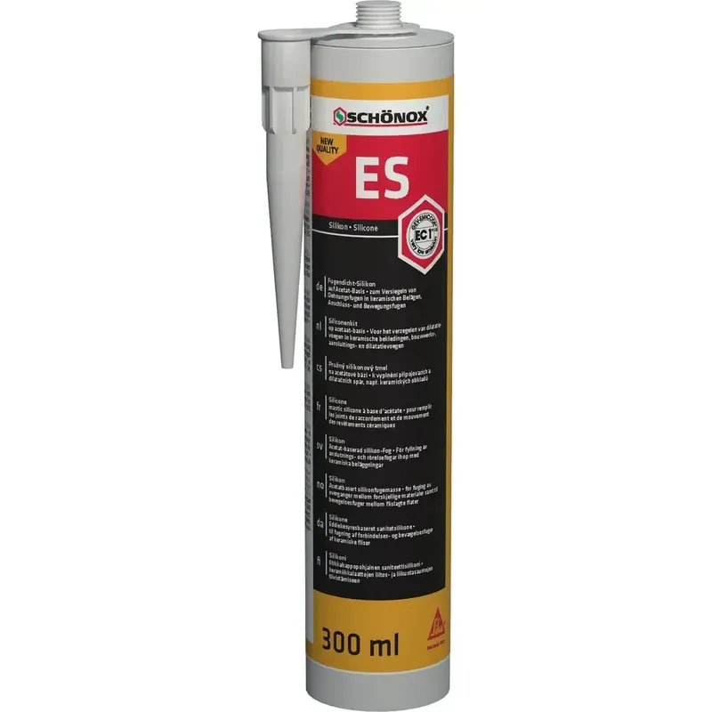 Schonox ES siliconenkit grijs 300ml