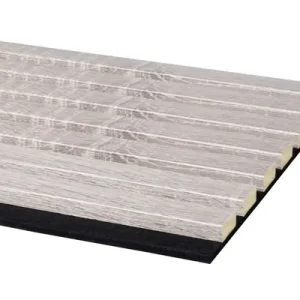 Decowall akoestisch paneel grijs eiken 2600x300mm - 2 stuks