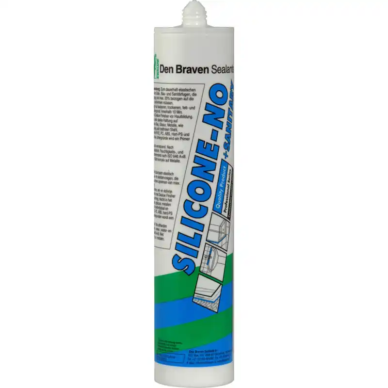 Zwaluw siliconenkit Silicone-NO cremewit 310ml