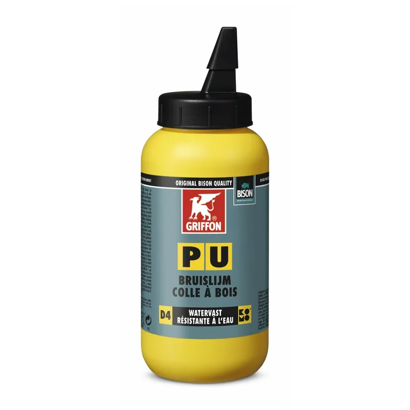 Griffon houtlijm bruislijm PU bruin transparant 250ml