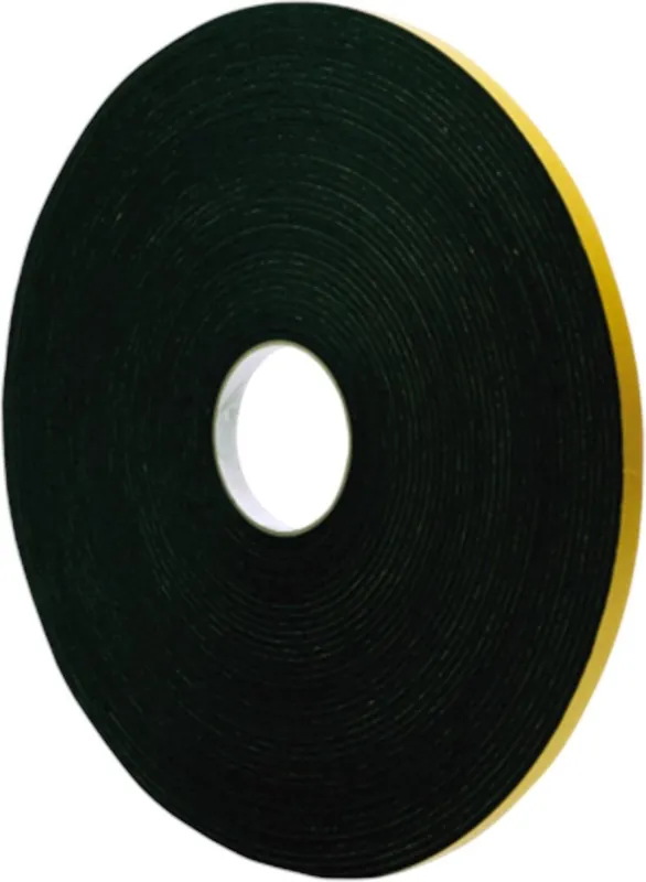 Zwaluw paneltape zwart 12x3mm 25m