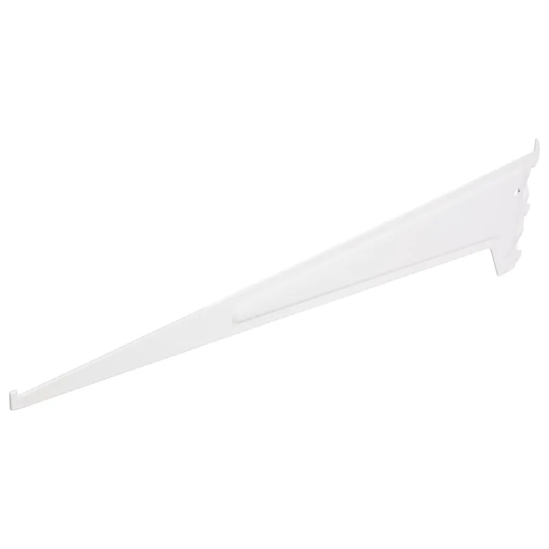 F-systeem plankendrager enkel RAL9003 wit 60cm