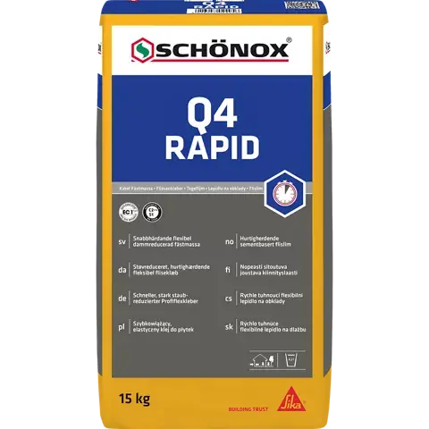 Schonox Q4 Rapid poederlijm 15kg