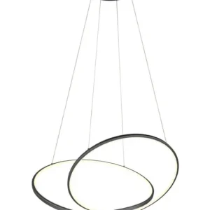 Trio hanglamp Darvin mat zwart