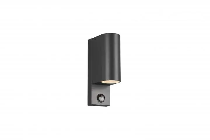 Trio wandlamp Roya 2xGU10 met sensor antraciet