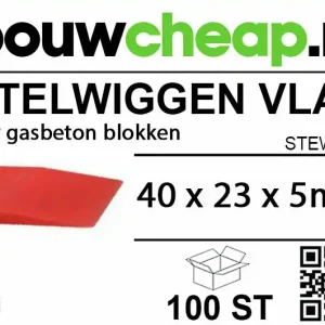 Stelwiggen 40x23x5mm (100 st.)