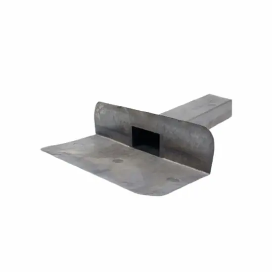 Loden Afvoer - haaks kort - 60 x 80 x 300mm