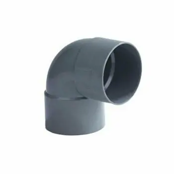 Pvc bocht 32mm 90° twee keer lijmmof
