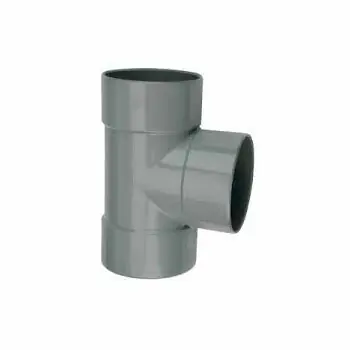 PVC T stuk 32mm 90° drie keer lijmmof