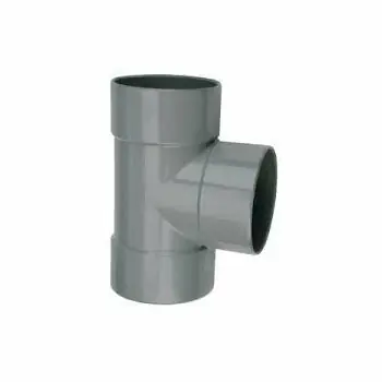 PVC T stuk 40mm 90° drie keer lijmmof