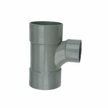PVC T stuk verlopend 125x50x125mm 88° drie keer lijmmof
