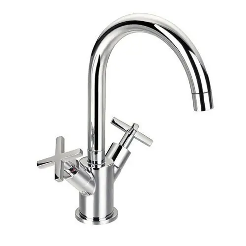 Wastafelkraan "New Jax" H= 25cm  Chroom
