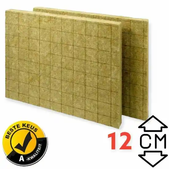 Rockwool duo spouwplaat 100 x 80 cm 120mm dik pak a 3.2m2 Rd 3.4
