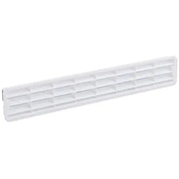 Plintrooster 458x75mm wit