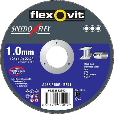 FlexofitDoorslijpschijf SP A46/60V-INOX 125mm