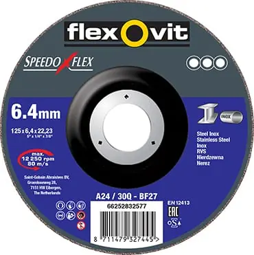 4tecxAfbraamschijf SP A24/30Q 125mm