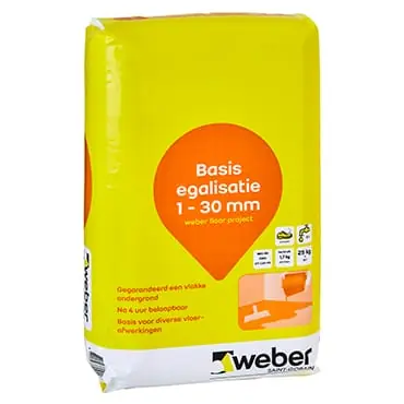 WeberWeber.Floor project vloeregalisatie