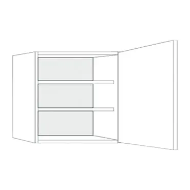 BribusBOVENKAST ECO 1 WIT 50X57,1X32CM FSC