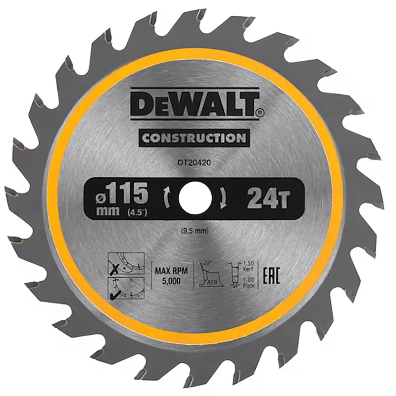 DewaltDeWalt cirkelzaagblad construction