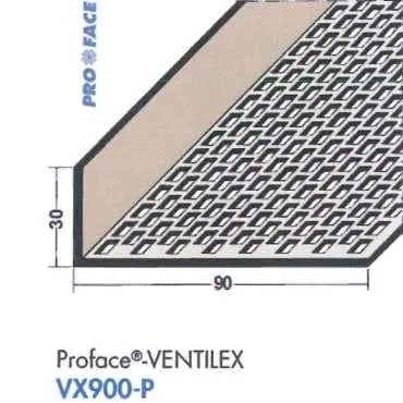 ProfaceVentilatieprofiel pvc zwart 250cm