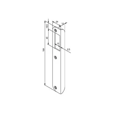 NemefNemef sluitplaat P635/17