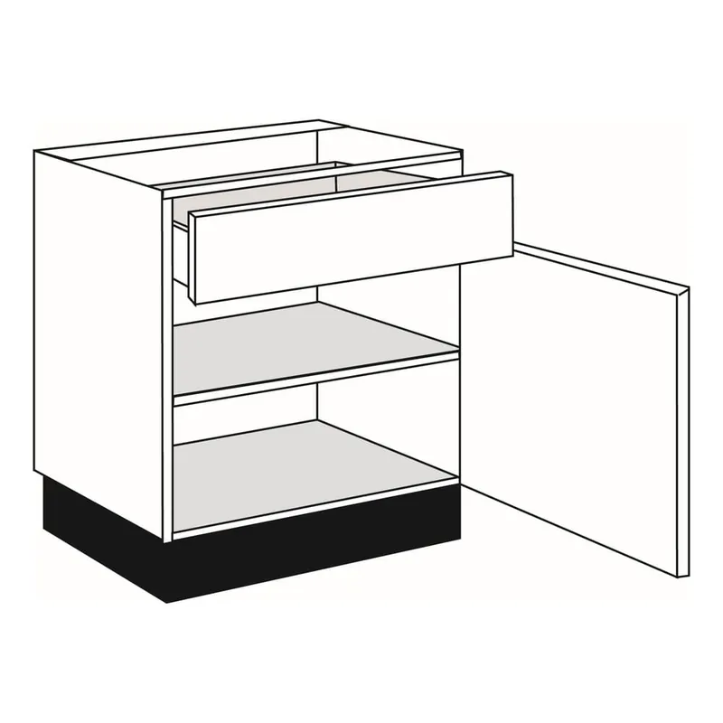BribusOnderkast eco 1 wit 50x87x57cm FSC
