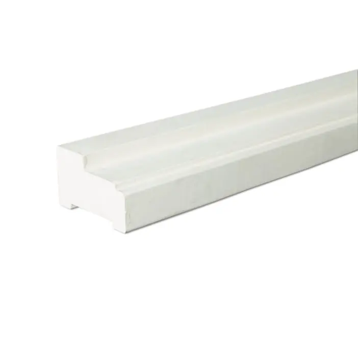 Hardhout profiel A wit gegrond 590cm FSC