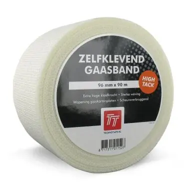 TechnotapeGlasvezeltape indoor high tack wit