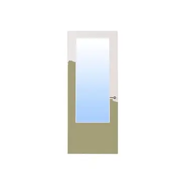 Krepel deurenBoarddeur vpl groot glas 201,5cm FSC