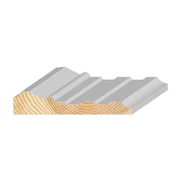 ZtylGrenen tandlijst wit 25x130mm FSC
