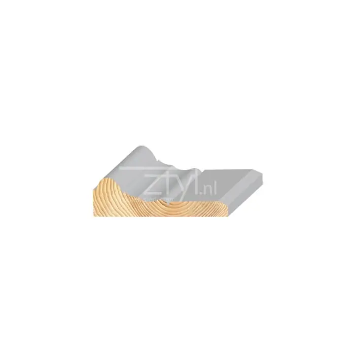 ZtylGrenen architraaf wit 21x68mm FSC
