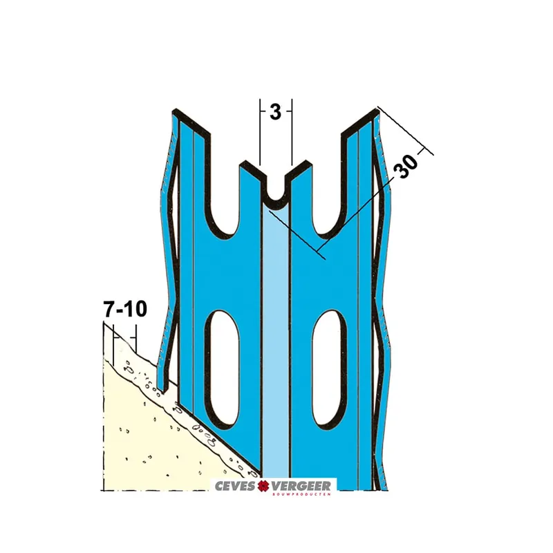 ProtektorHoekbeschermer 1042v alu zink 10mm