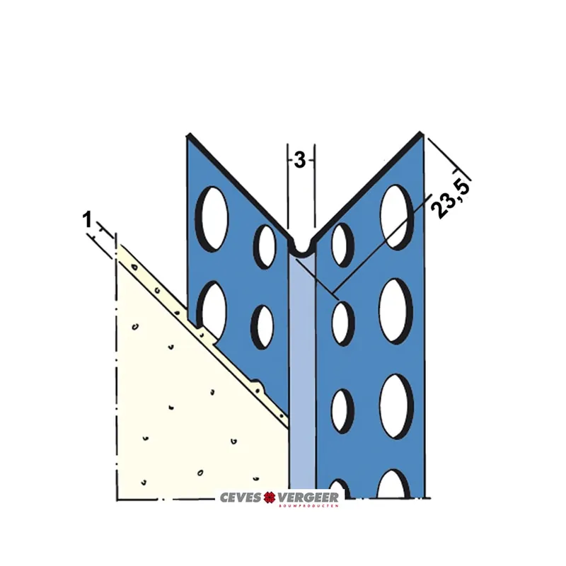 ProtektorHoekbeschermer 1031 rvs 1mm