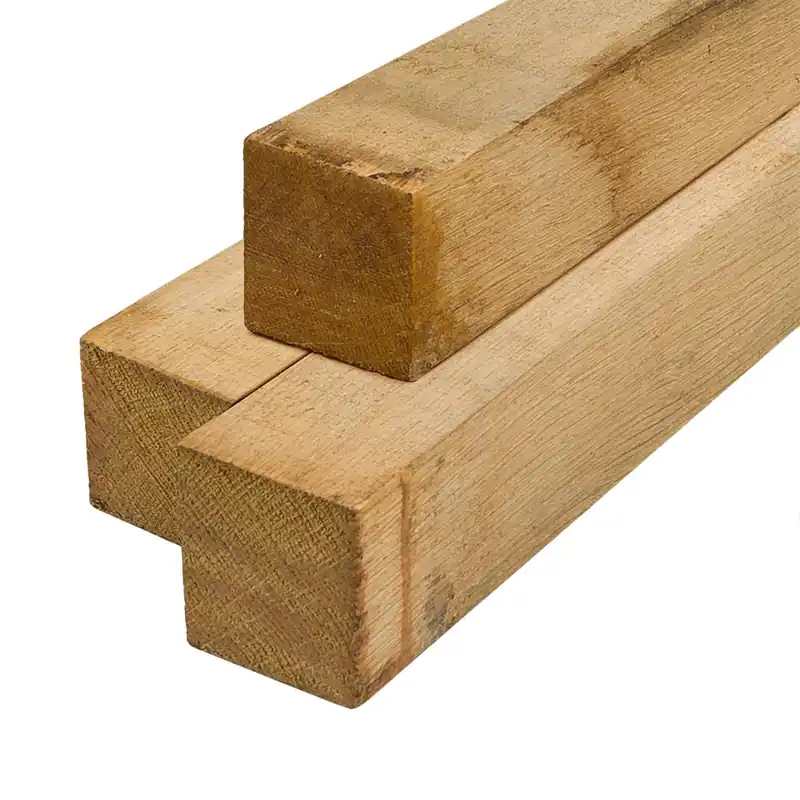 Eiken fijnbezaagd 120x120mm FSC